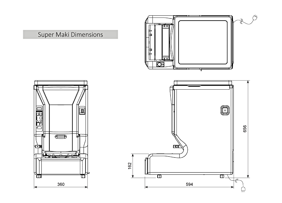 Maki Roll Robot Detail 1